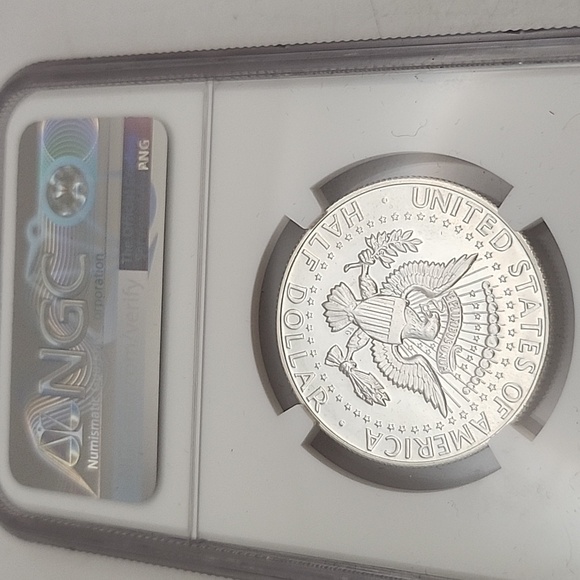 Kennedy Half Dollar SMS 3pc Set 1965-1967 Ms67 NGC - Picture 6 of 8